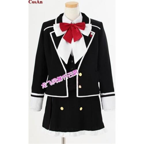 New Game DIABOLIK LOVERS Komori Yui Cosplay Costume Female Lovely Uniforms Activity Party Role Play Clothing Custom-Make Any