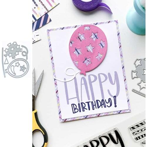 New Hot Balloon Metal Cutting Dies for DIY Scrapbooking Crafts Dies Cut Stencils Maker Photo Album Template Handmade Decoration