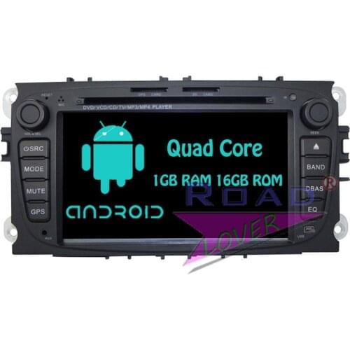 Roadloevr 7" Android 6.0 Car DVD Multimedia Player For Ford Focus Mondeo S-MAX Connect Stereo 2Din GPS Navigation Audio Magnitol