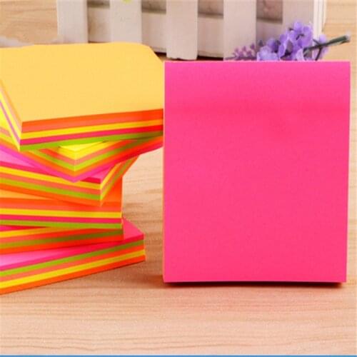 20 page one colour Self Adhesive Memo Pad Sticky Notes Bookmark Point It Sticker Paper student School office Supplies Notebooks