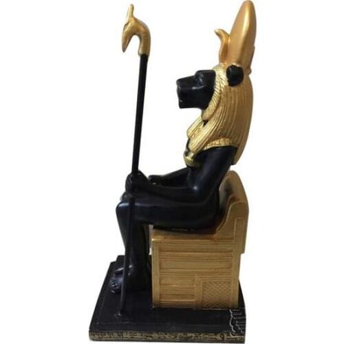ANCIENT EGYPT GOD ISIS GODDESS STATUE RESIN CRAFTS OSIRIS BENNU ART SCULPTURE HOME DESKTOP DECORATION OFFICE SOUVENIRS R2907