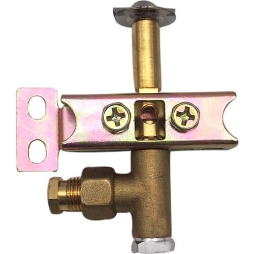 Liquefied Gas Trigeminal Ignition Head 6.5MM Inlet Gas 2 Hole Bracket