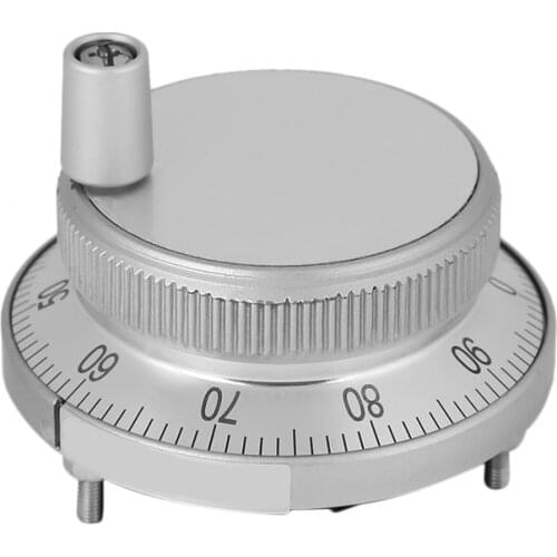 1 Pcs CNC Manual Pulses Generator CNC Pulses Encoder 5V 60MM Hand Wheel Pulses Encoder Mill Router Manual Control For CNC System