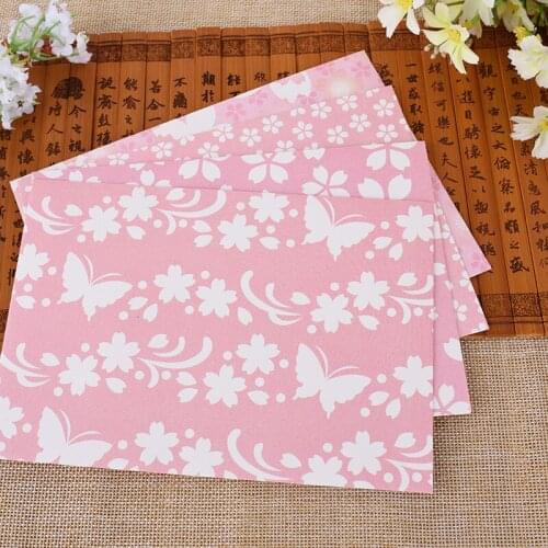 10pcs per pack Sakura Envelope Writing Letter Paper Stationery Beautiful Flower