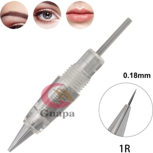 Free shipping 100Pcs Permanent Makeup Eyebrow Tattoo Needle For Liberty Permanent Makeup Machine