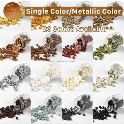 180pcs Pearlescent Fire Lacquer Wax Metallic Grain Stamp Scrapbook Sealing Wax Envelope Sealing Invitation DIY Craft Decoration