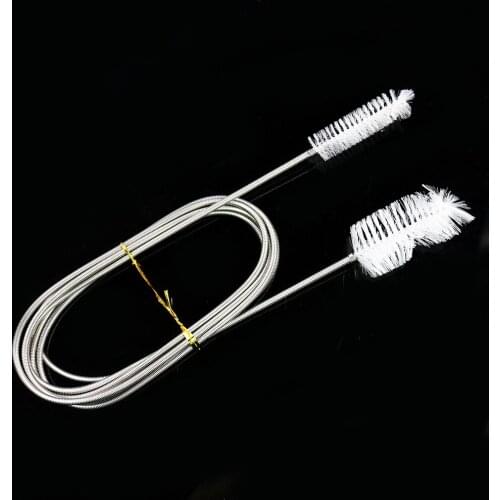 Aquarium Fish Tank Pipe Cleaning Brush Water Pipe Tube Hose Brush Stainless Steel Spring Flexible Cleaning Tools Accessories