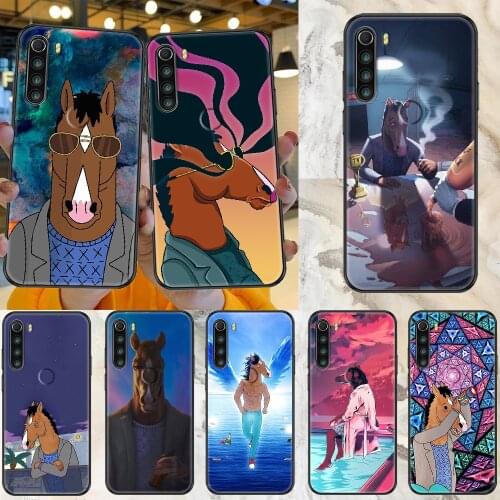 Bo horseman jack horse man Phone case For Xiaomi Redmi Note 7 7A 8 8T 9 9A 9S 10 K30 Pro Ultra black trend cover painting shell