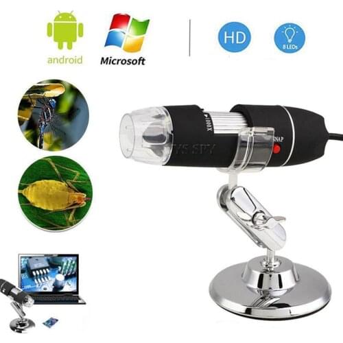 Digital Mini Portable 8LED USB Microscope Camera Electronics Biology Microscopio Magnifier Homeschool Micro Camara For Android