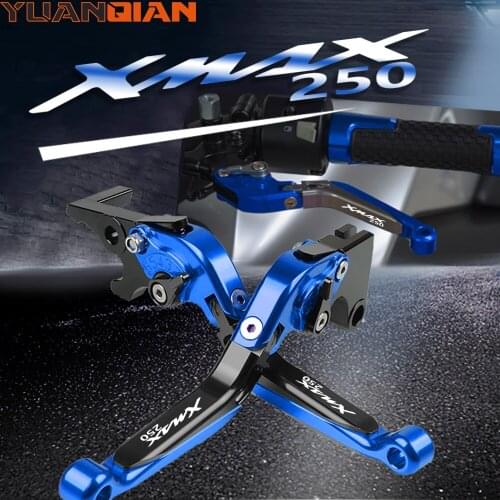 For YAMAHA XMAX125 XMAX200 XMAX250 XMAX400 XMAX X-MAX 125 250 200 400 Motorcycle CNC Adjustable Brake Clutch Levers Accessories