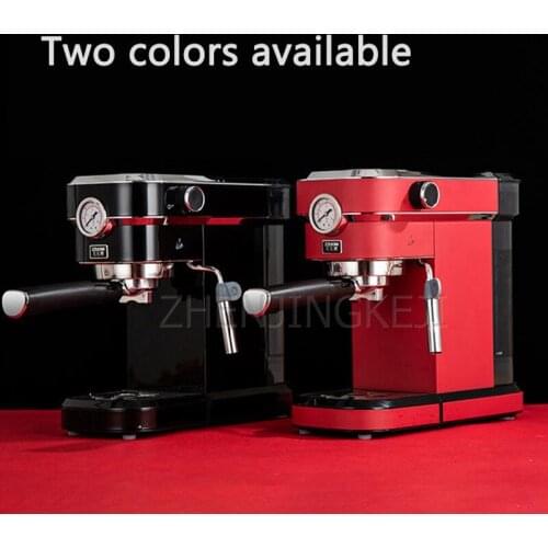 Home Small Italian Coffee Machine All Stainless Steel Body Semi-Automatic Pull Flower Steam Type Milk Froth Machine 220V 850W