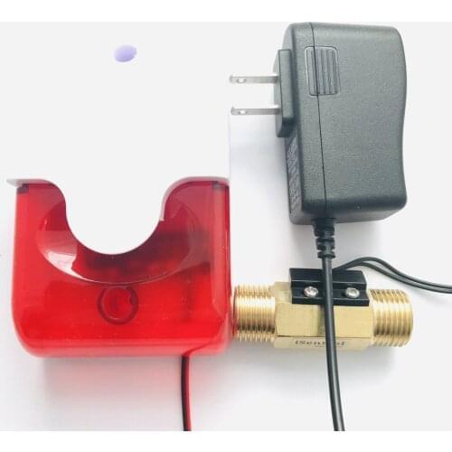 DSB001 Water Supply Breakdown Alarming Kit Circulation Water Stop Alarmer with US/CN Power Adaptor