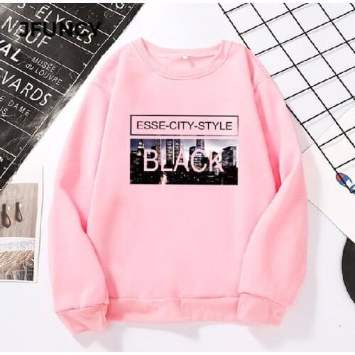 JFUNCY Oversized Woman Hoodies Long Sleeve Sweatshirts Harajuku Female Pullover 2021 Fall Women Casual Loose Streetwear