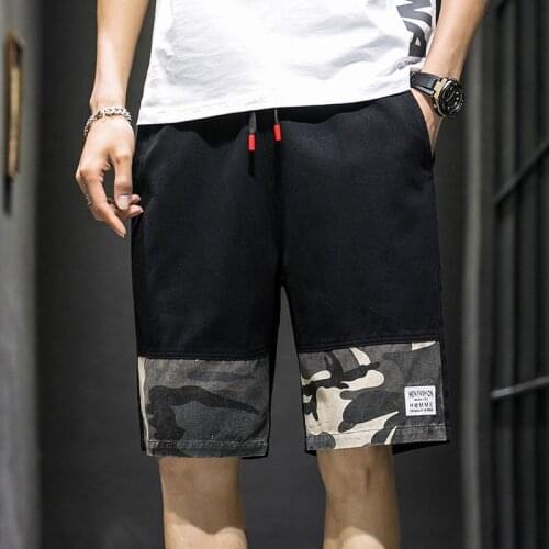 2021 Summer Monsoon Trendy Five Point Overalls Versatile Loose Mens Clothing Sports Pants Streetwear Pants