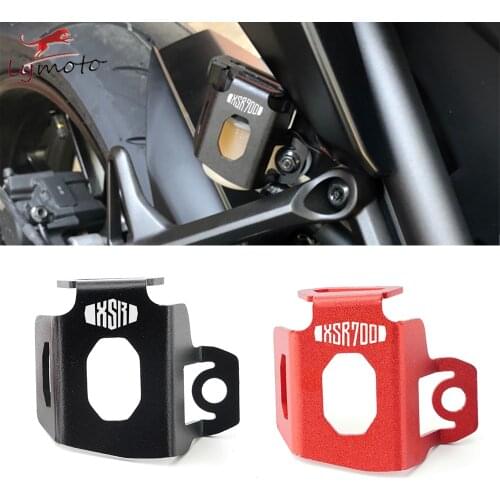 Newest Motorcycle CNC Accessories Rear Fluid Reservoir Guard Cover Protector For Yamaha XSR700 XSR900 XSR 700 900 2017-2020 2021