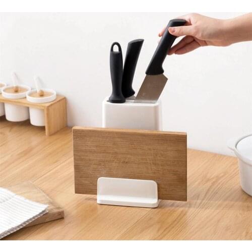 Knife Block Stand Knife Holder Cutting Board Holder Kinfe Storage Box Kitchen Organizer Chopping Board Storage Rack Shelf