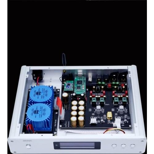 Host Sale DC300 Bluetooth Fully Balanced DAC Audio Decoder ES9038PRO Chip + CS8675 Chip Supports AMP Power Supply With display