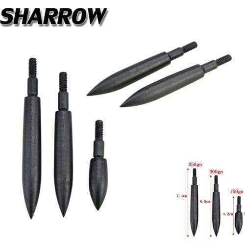 20Pcs Archery Target Field Points 100Grain-350Grain Thread Interpolation Arrowhead Hunting Shooting Bow And Arrow Accessories
