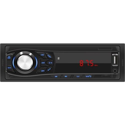 New 12V universal car Bluetooth mp3 player supports TF card U disk FM car radio mp3 car utv bluetooth
