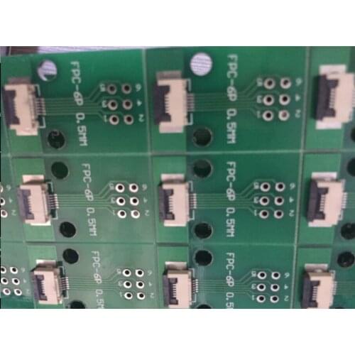 0.50mm and 1.0mm FFC/FPC 6P Connector Two-sided welding Connector for PCB Board TFT LCD new and original