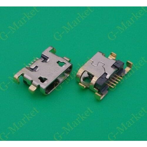 10pcs Original New Mini Micro USB female Jack connector for lenovo A590 A670T A706 A798T charger connector dock port plug