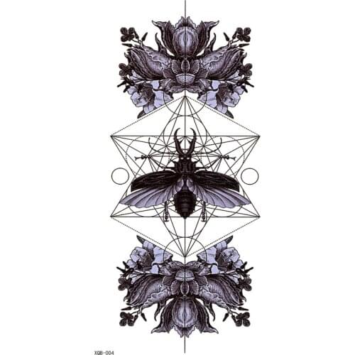 10pcs Flower Fairy Waterproof Temporary Tattoo Stickers Harajuku Tatoo Animal Temporary tattoos body fleminino tatuagem lobo