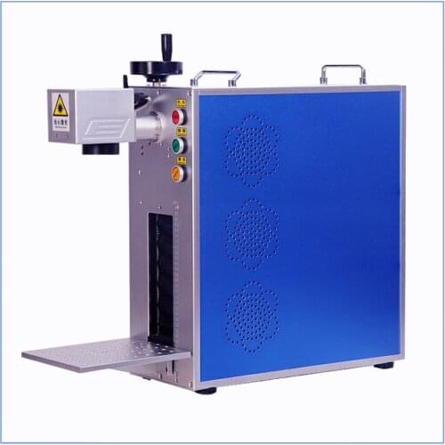 20W Portable Desktop Fiber Laser Making Engraving Etching Machine Maker 200x200mm