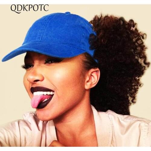 2021 Cap Summer Autumn New Women Denim Baseball Caps Half Sky Roof Fashion Ponytail Hat Breathable Shading Sun Hats QDKPOTC