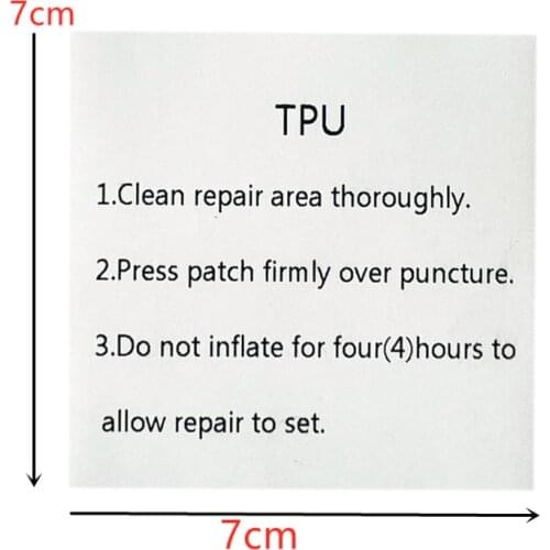 5pcs TPU Waterproof Transparent Cloth Patches clothes Jacket raincoat swim ring Repair Tape Patch material sewing Accessories