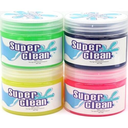 60ml Super Auto Car Cleaning Pad Glue Powder Cleaner Magic Cleaner Dust Remover Gel Home Computer Keyboard Clean Tool