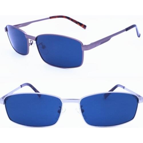 9920 classic rectangle shape IP colored nickel copper frame flexible spring hinge full-rim stylish prescription glasses for men