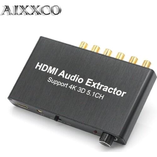 AIXXCO HDMI splitter audio decoder 4K HDMI 5.1 audio decoder Dolby, hdmi repeater