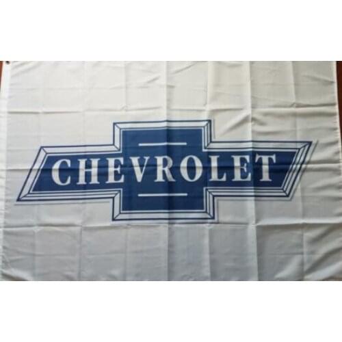 Car Racing Flag Banner for Chevrolet flag 3x5 FT White