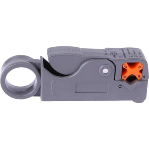 Household Tool Multifunction Rotary Coax Coaxial Cable Cutter Tool RG58 RG59 RG6 High Impact Material Wire Stripper