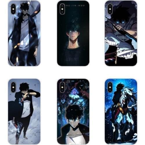 Anime solo leveling For Apple iPhone X XR XS 11 12Pro MAX 4S 5S 5C SE 2020 6S 7 8 Plus ipod 5 6 Accessories Phone Cases Covers