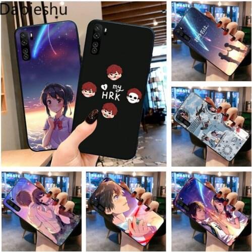 Your Name Movie Anime Coque Shell Phone Case for Huawei P40 P30 P20 lite Pro Mate 30 20 Pro P Smart 2019 prime