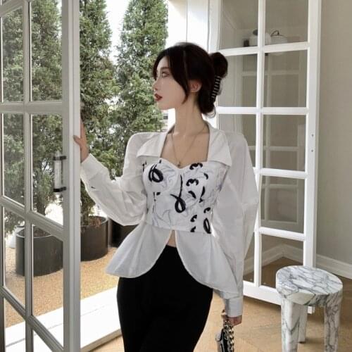 Женские рубашки с рюшами EASTQUEEN China At AliExpress