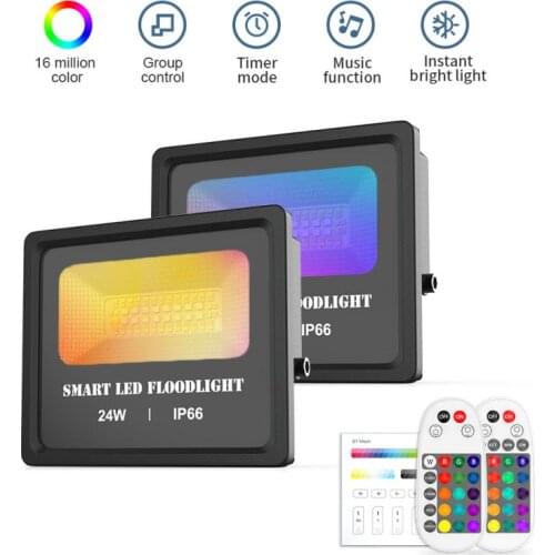 IP66 Spotlight Wall Outdoor Lighting 220V LED FloodLight 24W Reflector LED Flood Light Waterproof Warm Cold White Buitenverlicht