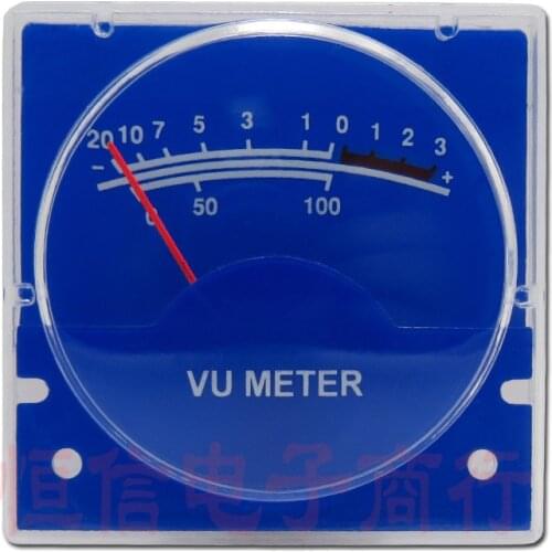 GHXAMP VU Meter Head Audio Level Meter Color Small Amplifier head Speaker Accessories 1pcs