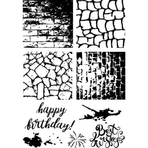 Hot selling chef delicious transparent clear stamp / silicone seal roller stamp DIY scrapbook album / card production