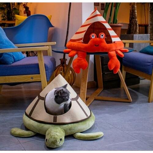 Creative Cat Litter Detachable Four-season Universal Cat House Semi-enclosed Kennel Winter Windproof Warm Kitten Pet Supplies