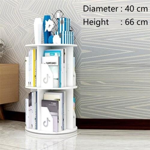 Furniture Kid Bookshelf Shabby Industrial Decor Estanteria Madera Rotatable Rotate Rack Bookcase Librero Modern Book Shelf Case