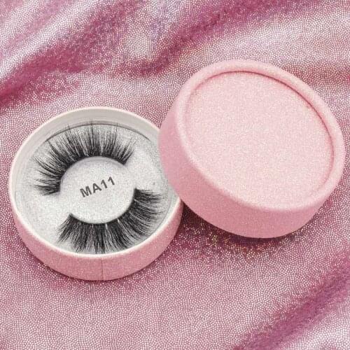 Handmade Mink Eyelashes 3d Lashes False Eyelashe Extended with Gift Box Extension Hand Made Eye Lashes Customizable Natural