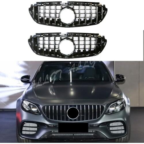 Car Front Racing Facelift Grill Upper Bumper Grille For Mercedes-Benz W213 E-Class E63 AMG 2016 2017 2018 2019 2020