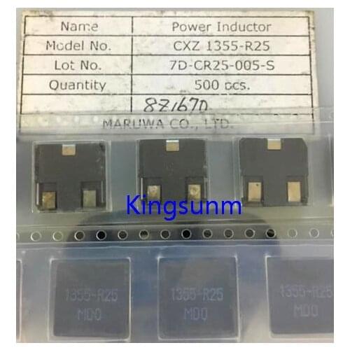 Free shipping 10pcs A flat copper wire large current high power CXZ1355-R25 1355-R25 0.25uH 13X13X5.5m