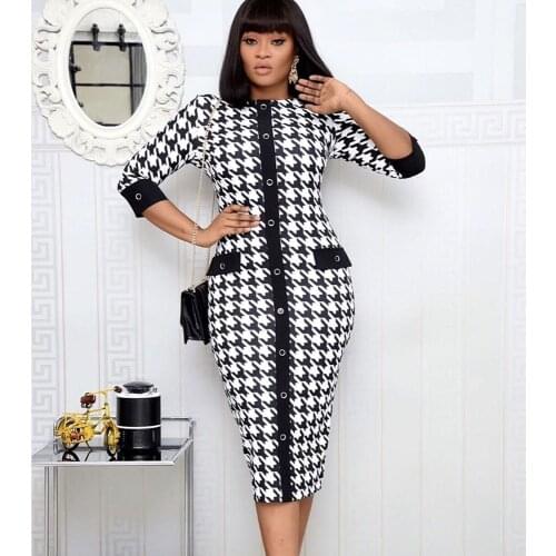 Plus Size Midi African Dresses For Women 2020 African Clothes Africa Dress Dashiki Ladies Clothing Ankara Dresses African Dress