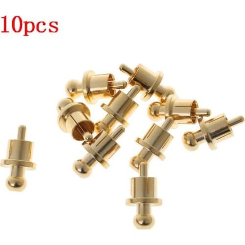 10 PCS Noise Stopper Gold Plated Copper Cap Dust Protector RCA Plug Caps