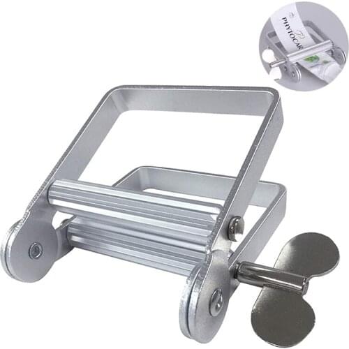Aluminium Alloy Squeezer Roller Toothpaste Squeezer Tube Squeezer Toothpaste Dispenser Multifunction Squeezer Bathroom Organizer