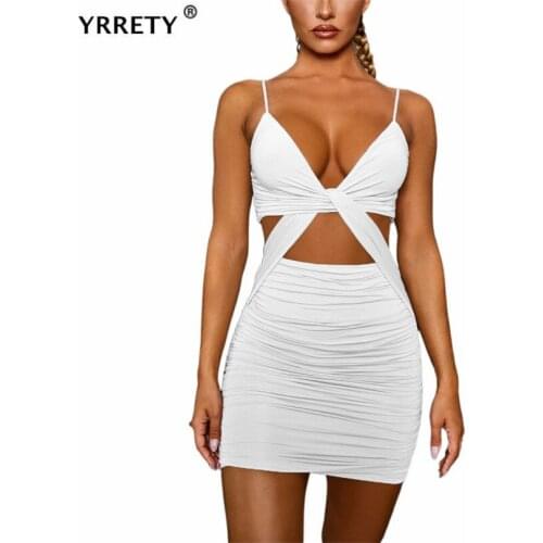 YRRETY Summer Knitted Dresses