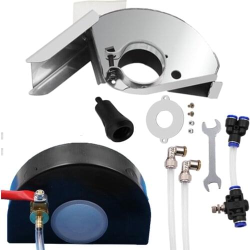 Angle Grinder Guard Water Slotting Dust Cover Hood Wet Grinding Tool Set Cutting Machine Base Safety Protector Cover